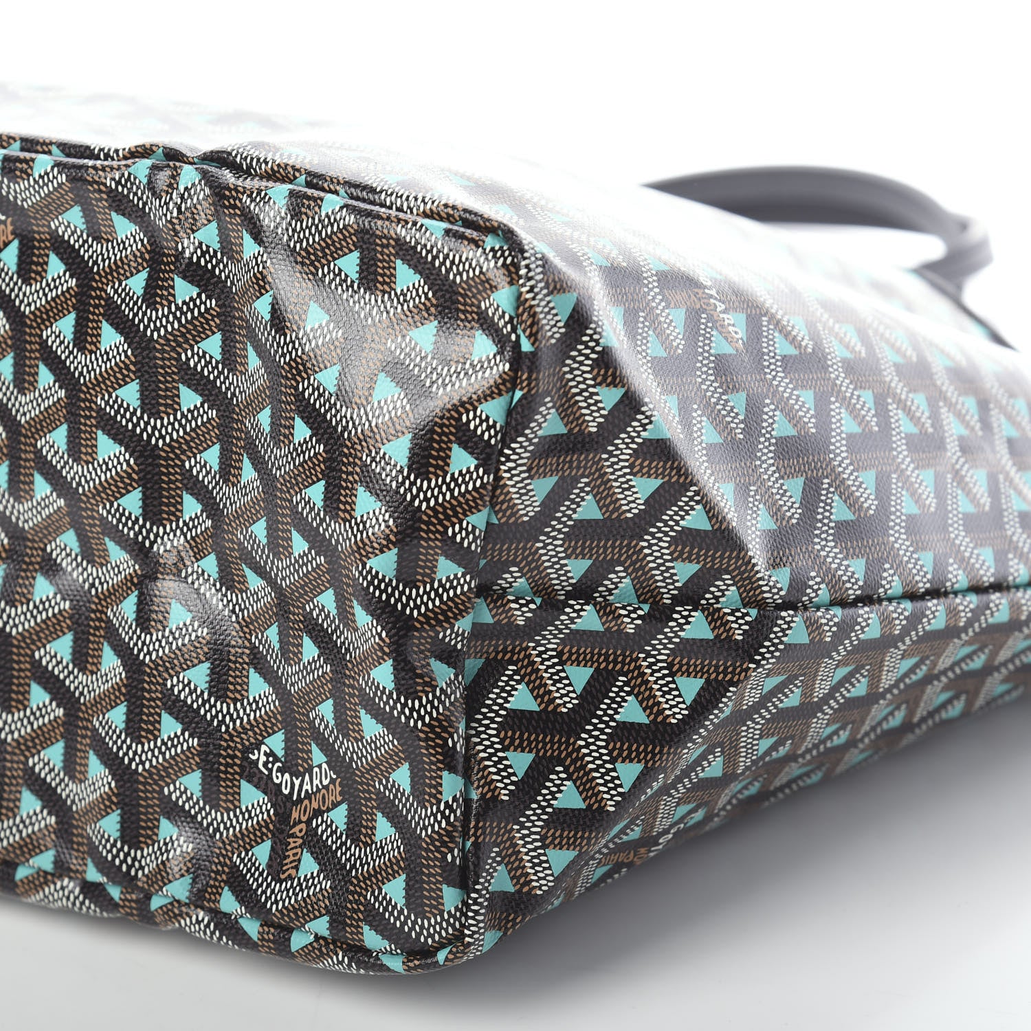 Goyard Goyardine Saint Louis Claire Voie PM Black Blue 10 of 10