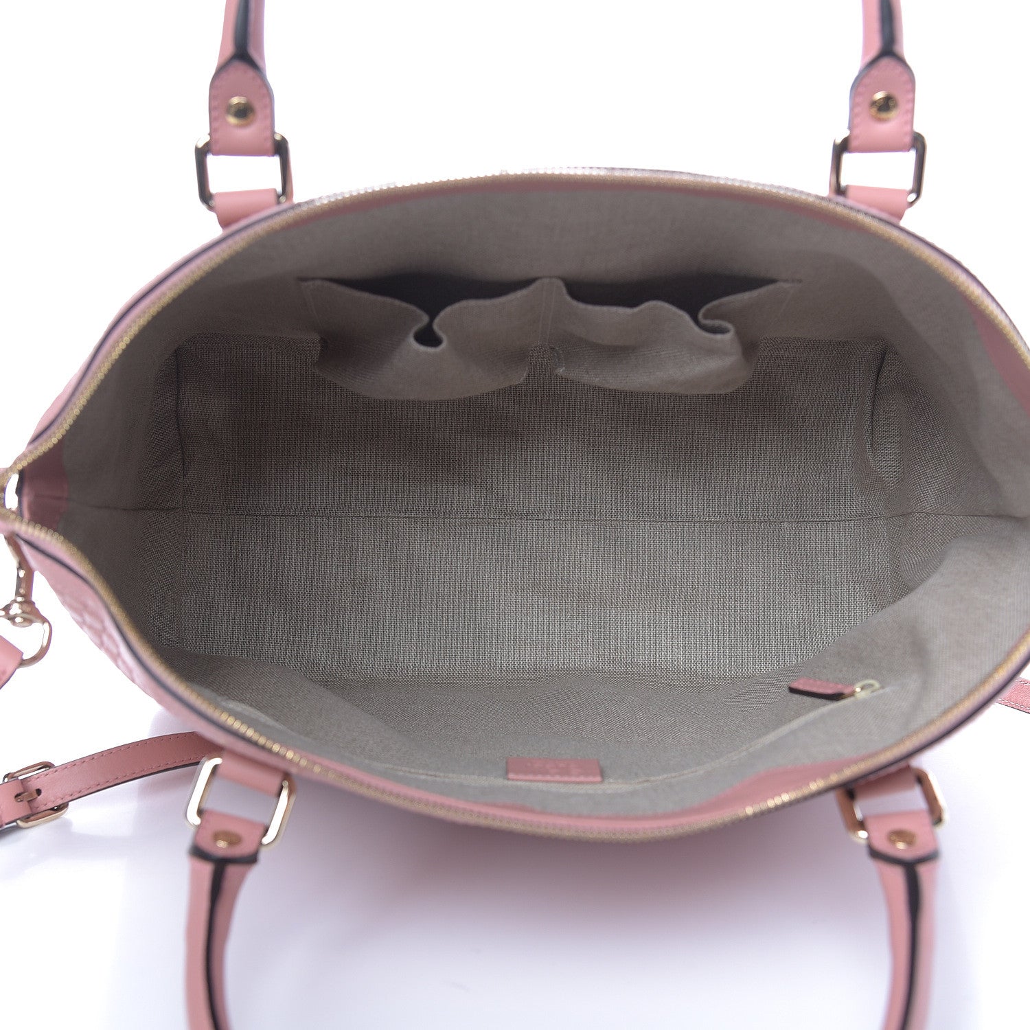Gucci Soft Microguccissima Large Dome Satchel Soft Pink 5 of 10