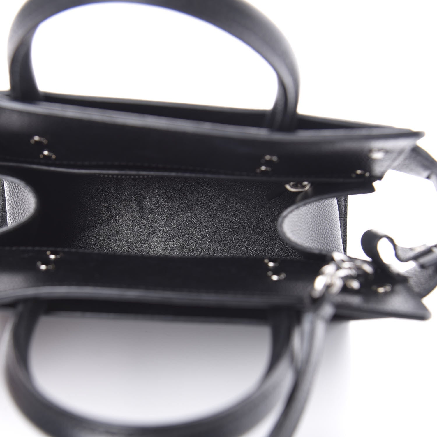 Givenchy Grained Calfskin Mini Horizon Satchel Black 5 of 11