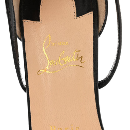 Christian Louboutin Kid Choca 130 Platform Sandals 39.5 Black 6 of 9