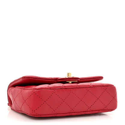 Chanel Lambskin Calfskin Tweed Success Story Set of 4 Minis Bags Pink Red 5 of 24