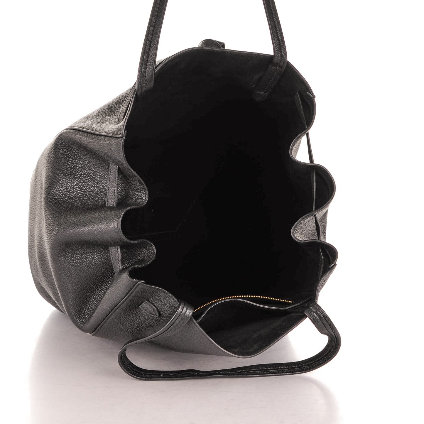 Supple Calfskin Medium Belt Cabas Phantom Black