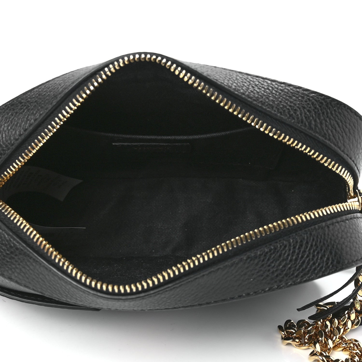 Versace Grainy Calfskin Virtus Small Camera Bag Black 4 of 12