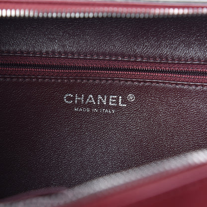 Chanel Lambskin Quilted Medium Trendy CC Bowling Bag Dark Red 6 of 10