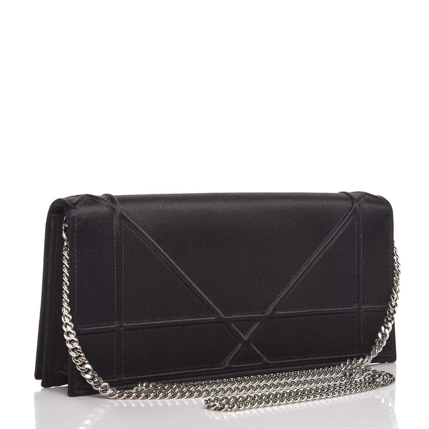 Satin Diorama Pochette Black