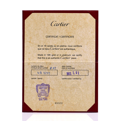 Cartier 18K Pink Yellow White Gold Classic Trinity Ring 47 4 5 of 6