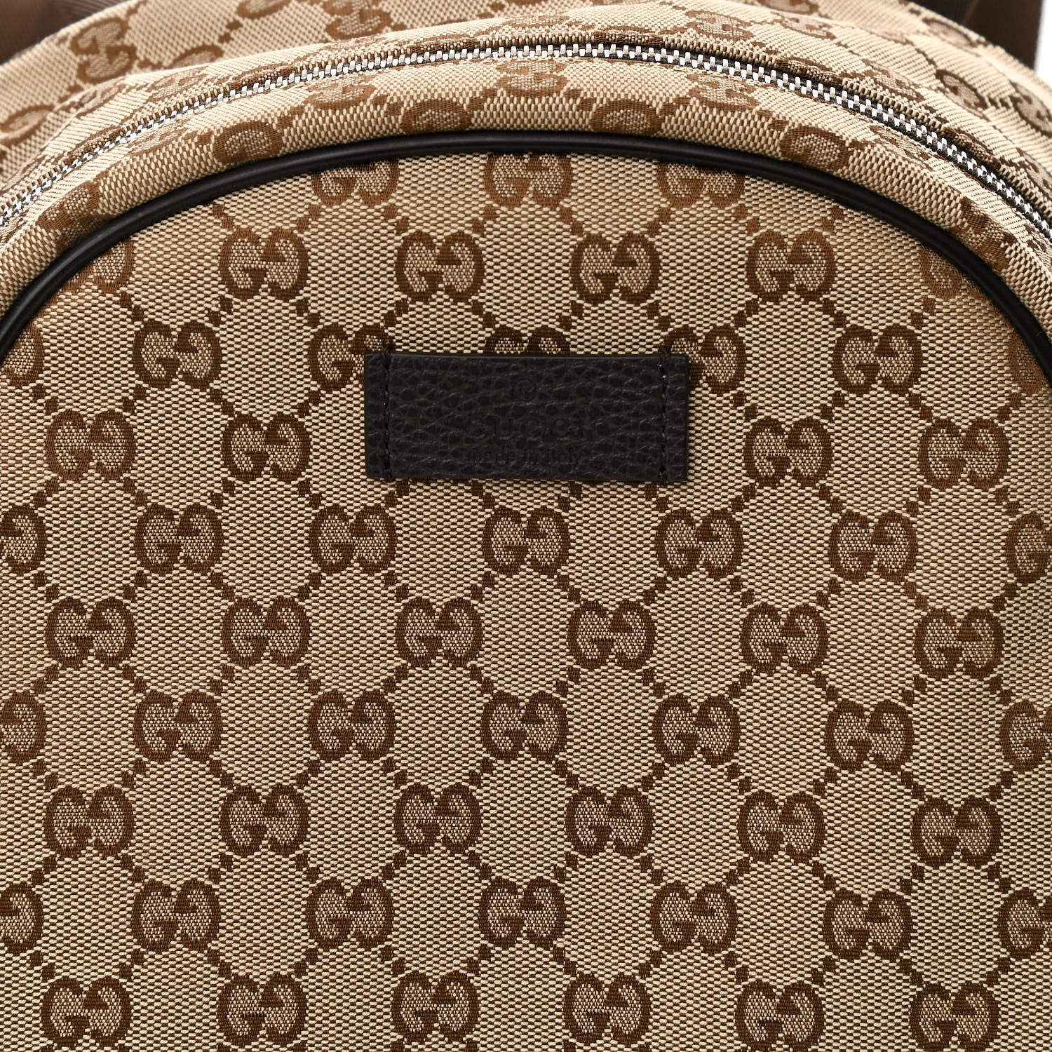Gucci Monogram Travel Backpack Dark Brown 8 of 10