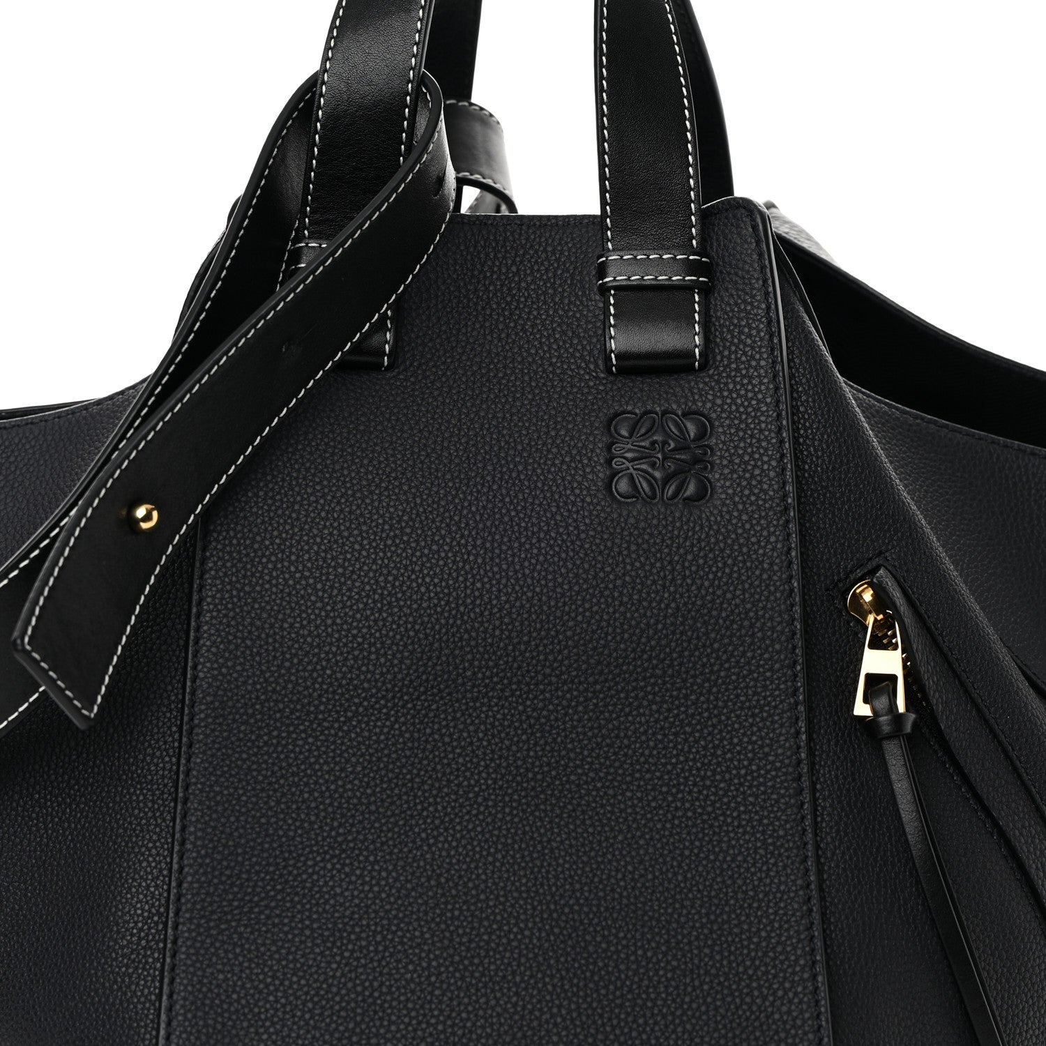 Loewe Calfskin Medium Hammock Shoulder Bag Midnight Blue Black 8 of 12