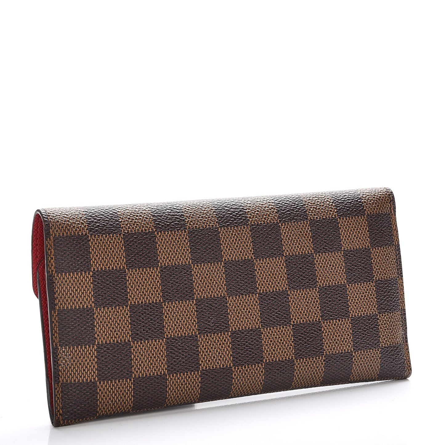 Damier Ebene Josephine Wallet Red