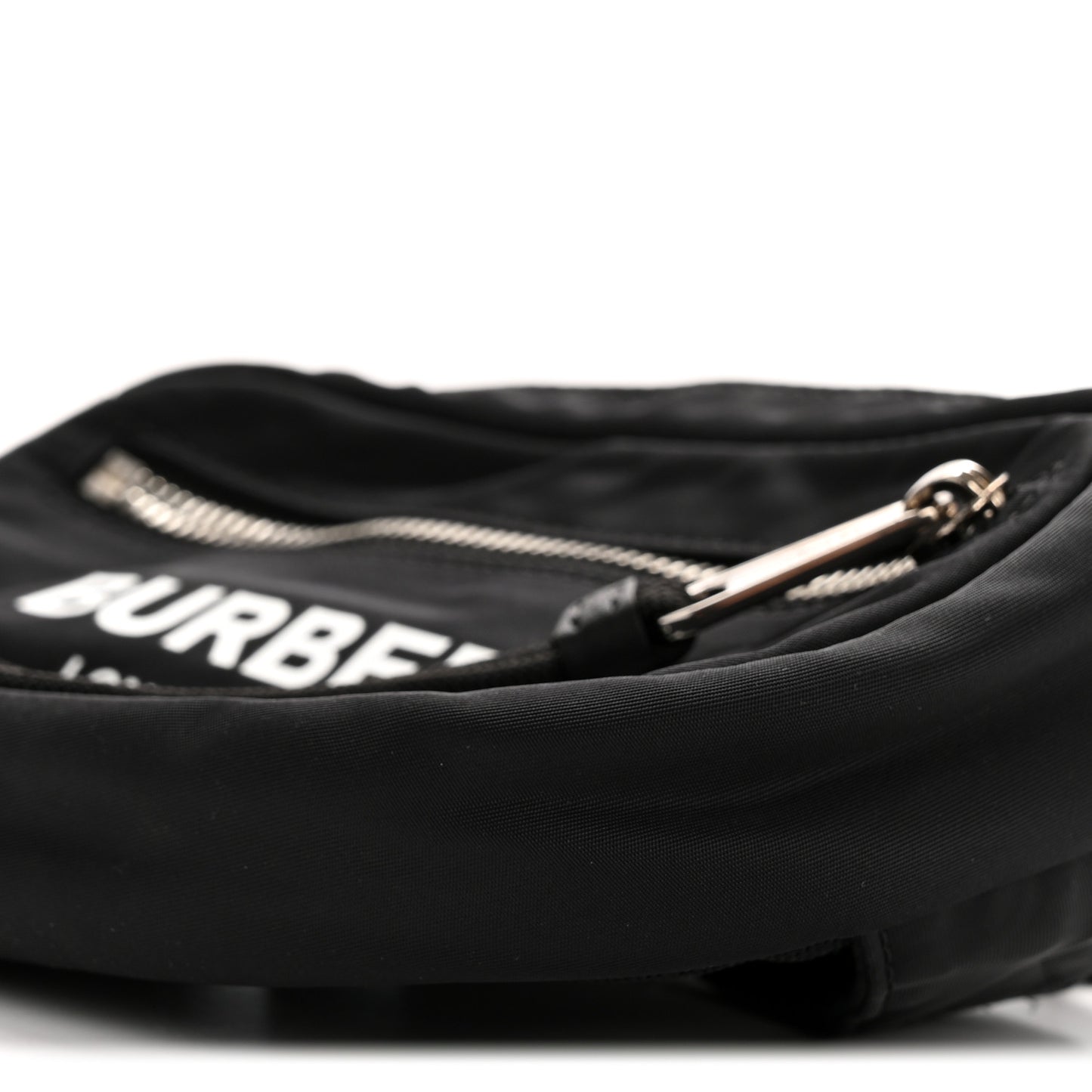 Econyl Logo Print Small Cannon Bum Bag Black