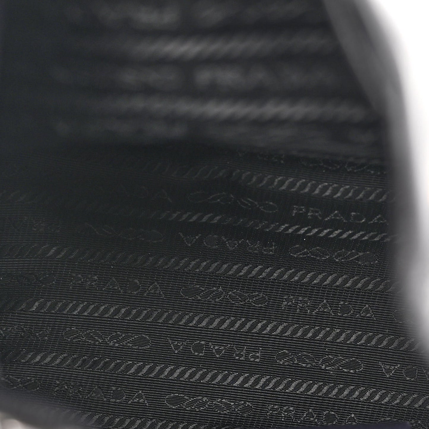 Glace Calfskin Duet Logo Drawstring Shoulder Bag Black