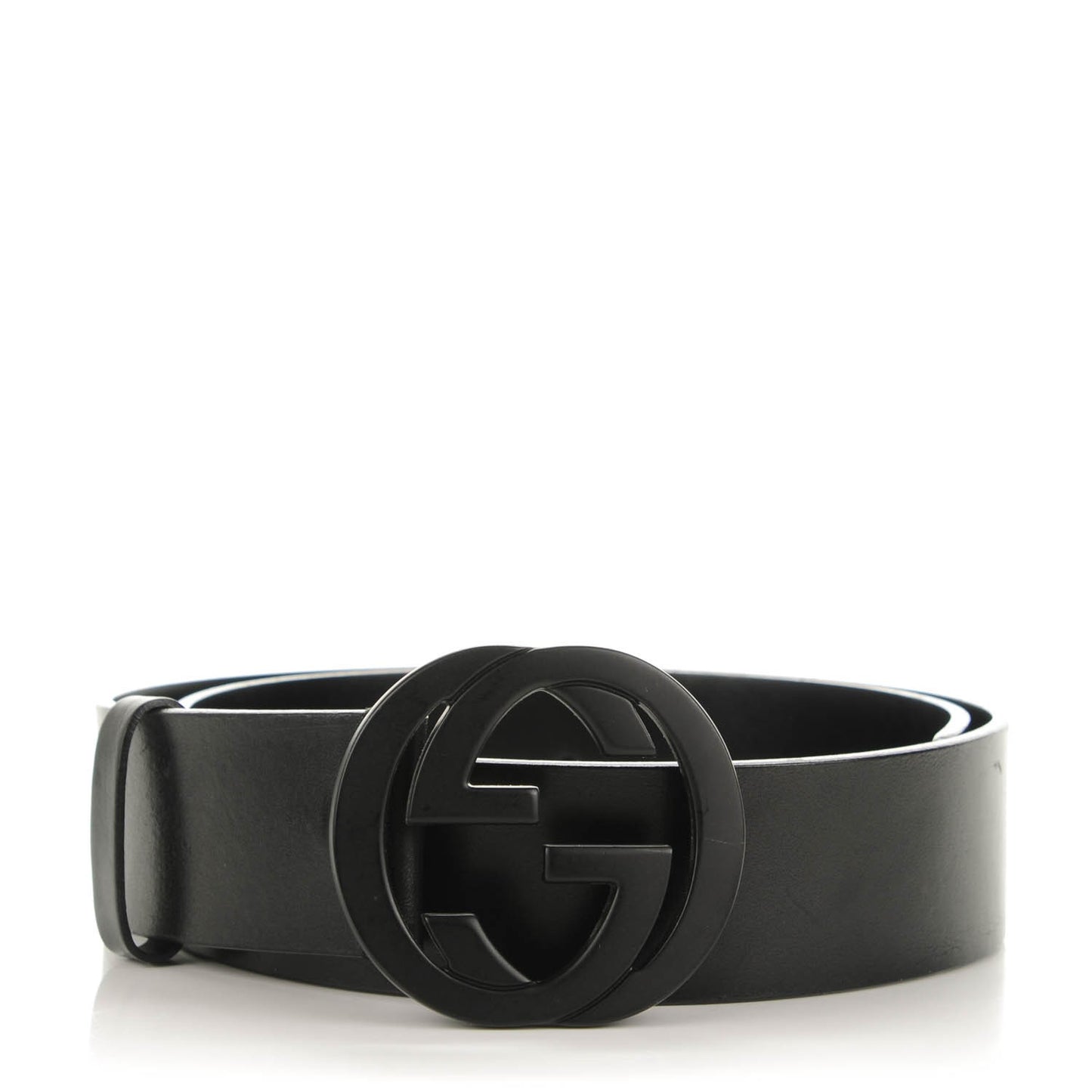 Calfskin Interlocking G Belt 75 30 Black