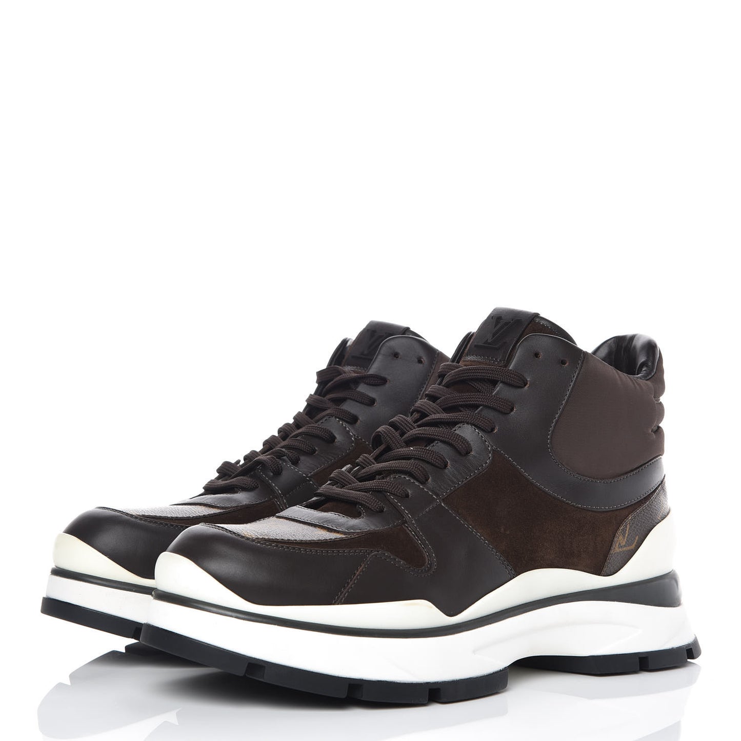 Nylon Monogram Kick-Off Sneaker Boots 7.5