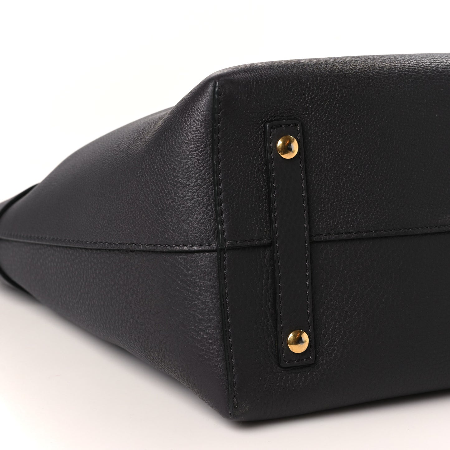 Soft Grain Calfskin Medium Belt Bag Marais Charcoal Grey