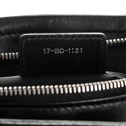 Christian Dior Lambskin Cannage Granville Polochon Black 7 of 8