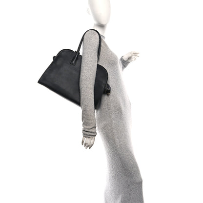 Prada Soft Grain Calfskin Large Tote Bag Black 2 of 9