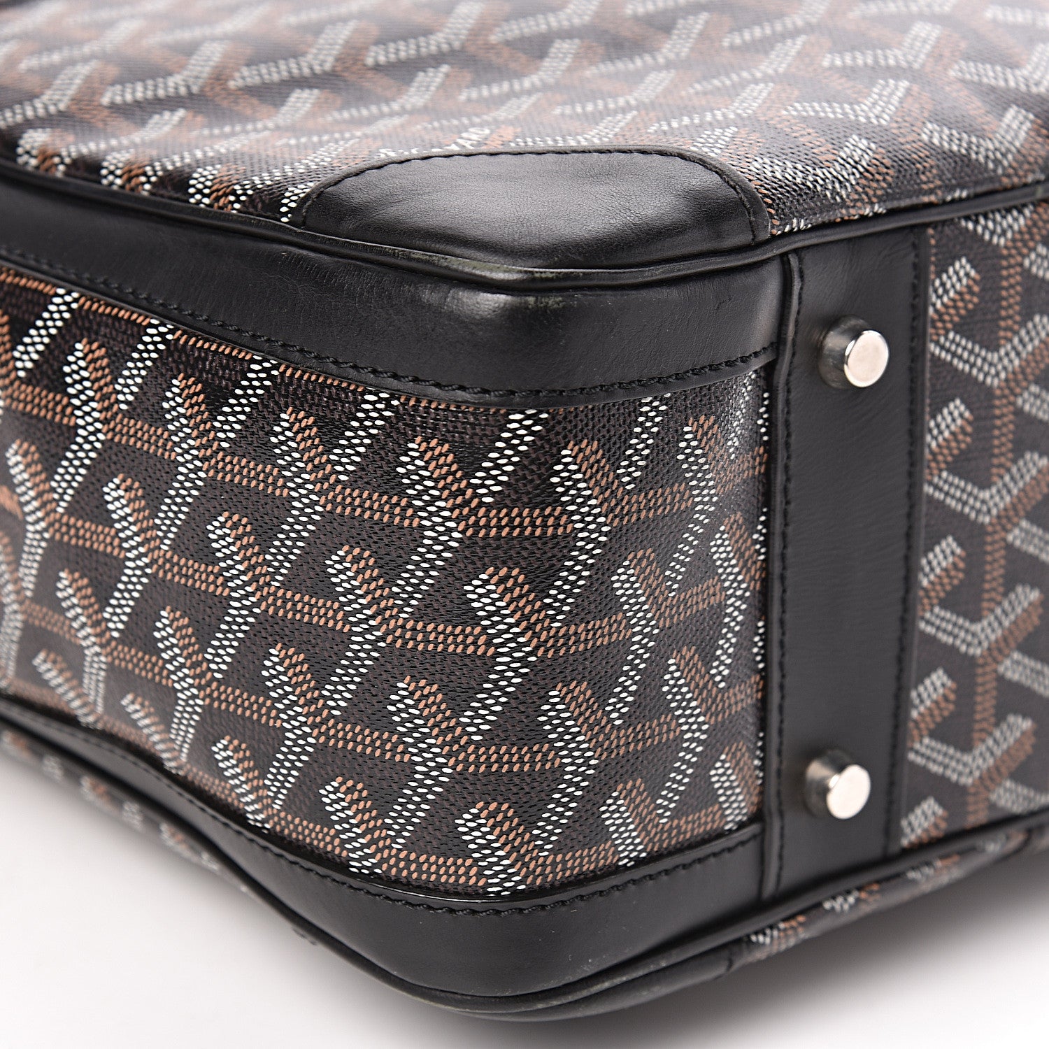 Goyard Goyardine Ambassade MM Briefcase Black 12 of 14