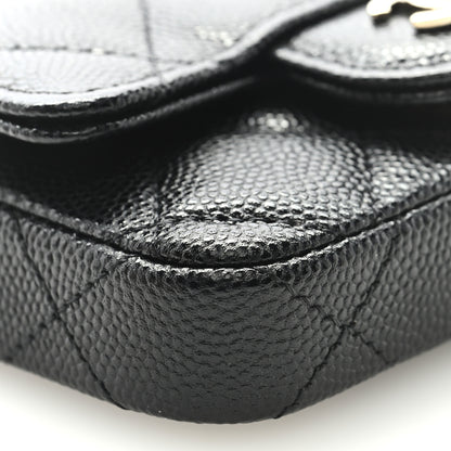 Chanel Caviar Quilted Mini Chain Belt Bag Black 9 of 10