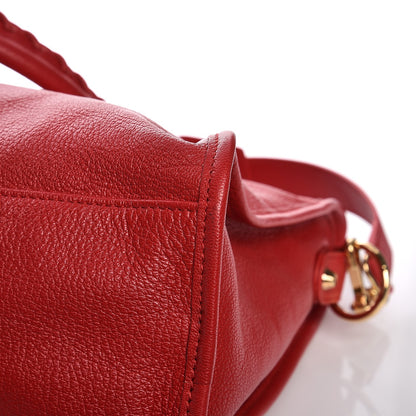 Balenciaga Chevre Gold Metallic Edge Hardware City Rouge Grenade 11 of 11
