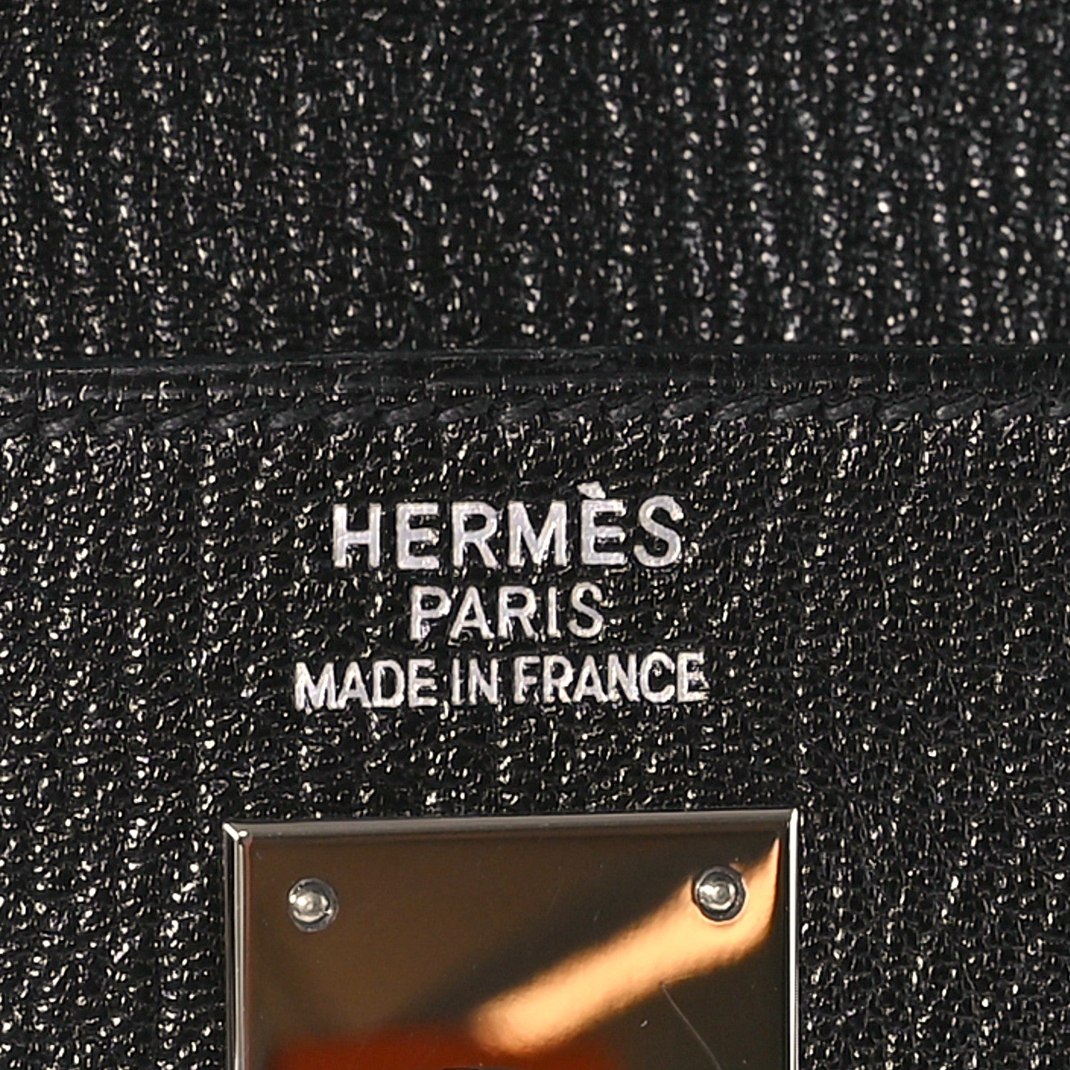 Hermes Chevre De Coromandel Kelly Retourne 35 Black 6 of 10
