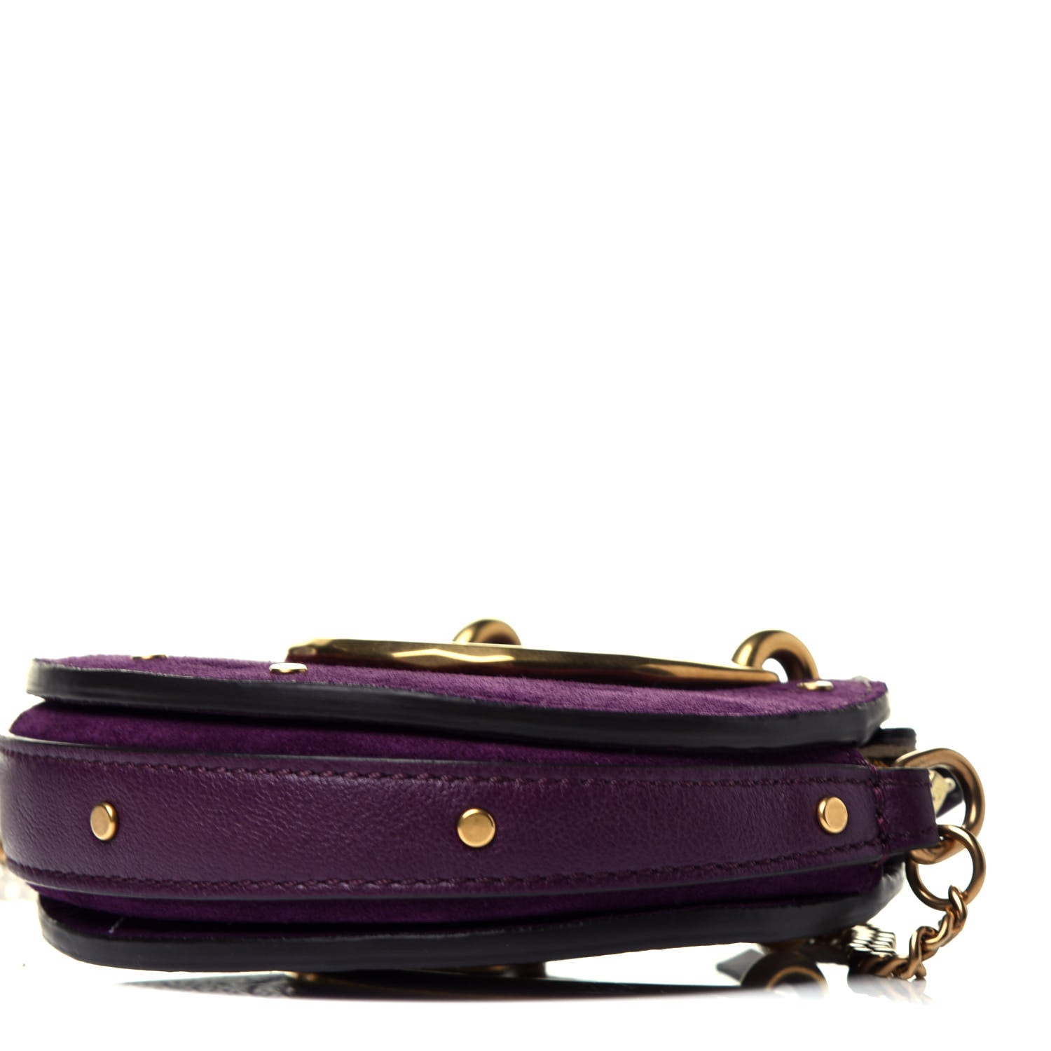 Chloe Goatskin Suede Mini Pixie Bag Nightfall Purple 10 of 10