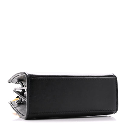 Saint Laurent Calfskin Sac De Jour Bag Charm Black 3 of 5