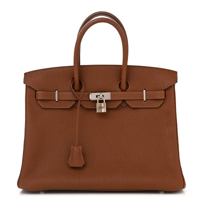 Hermes Fjord Birkin 35 Marron D'Inde 1 of 11