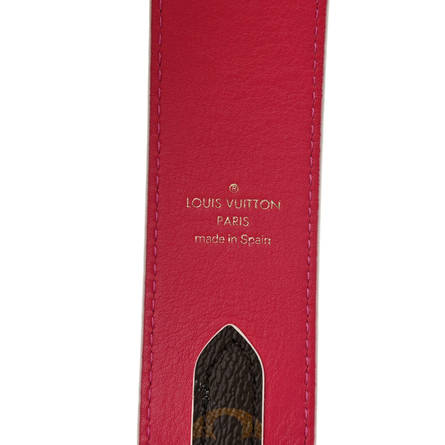 Monogram Bandouliere Shoulder Strap Hot Pink