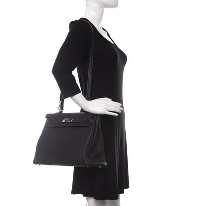 Hermes Togo Kelly Retourne 35 Bleu Nuit 2 of 11