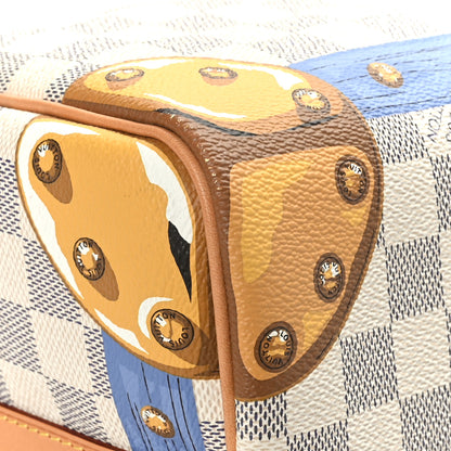 Louis Vuitton Damier Azur Summer Trunks Speedy Bandouliere 30 10 of 11