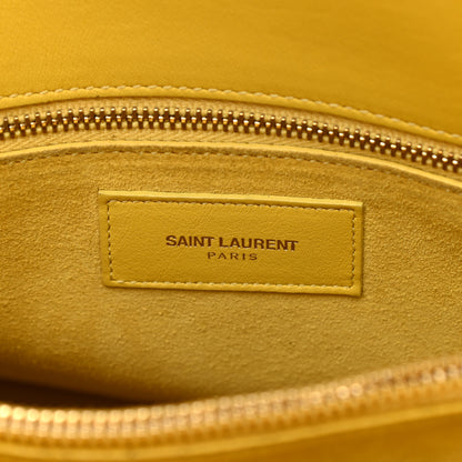 Saint Laurent Calfskin Small Sac De Jour Bag Yellow 6 of 14