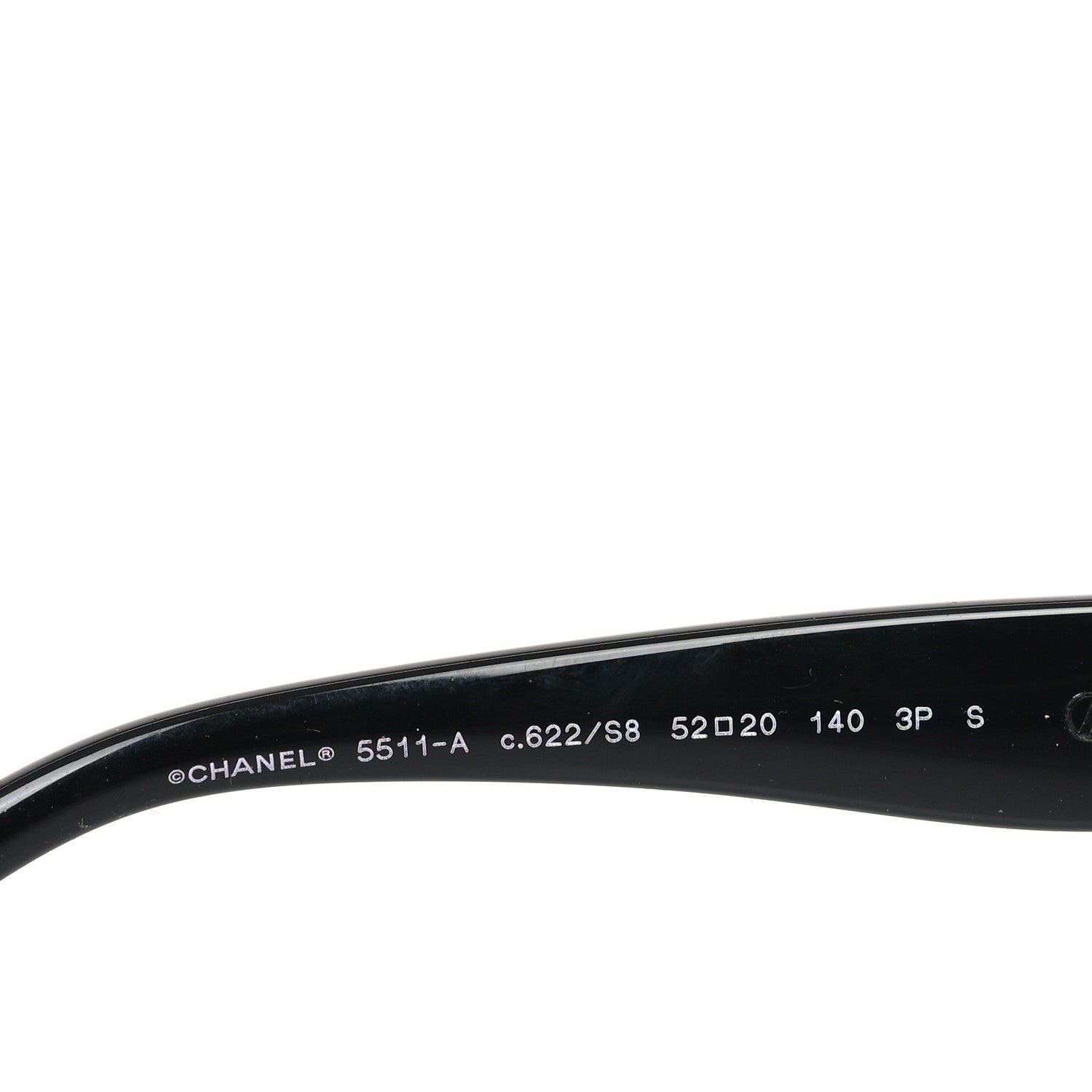 Chanel Acetate Chain Sunglasses 5511-A Black 5 of 7