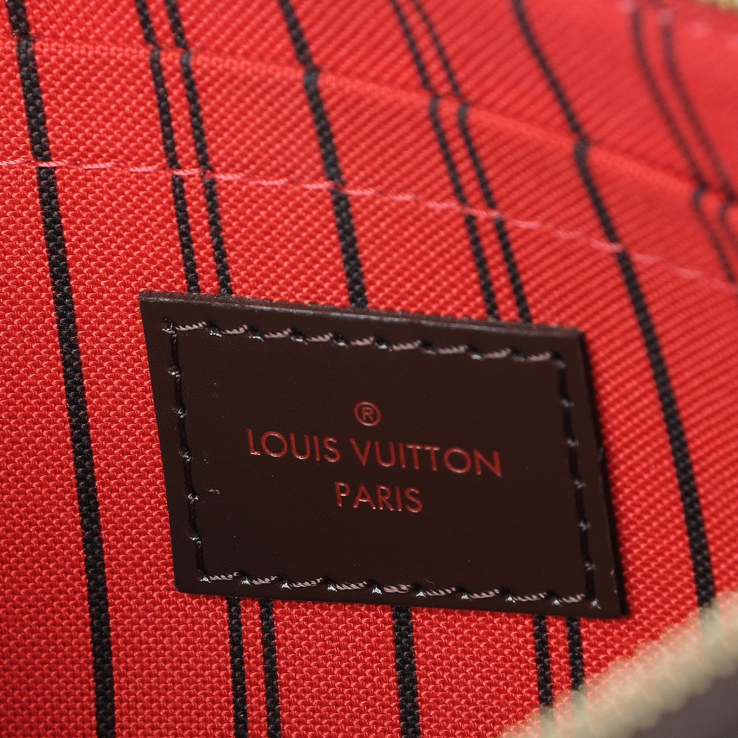 Louis Vuitton Damier Ebene Neverfull MM GM Pochette 6 of 8