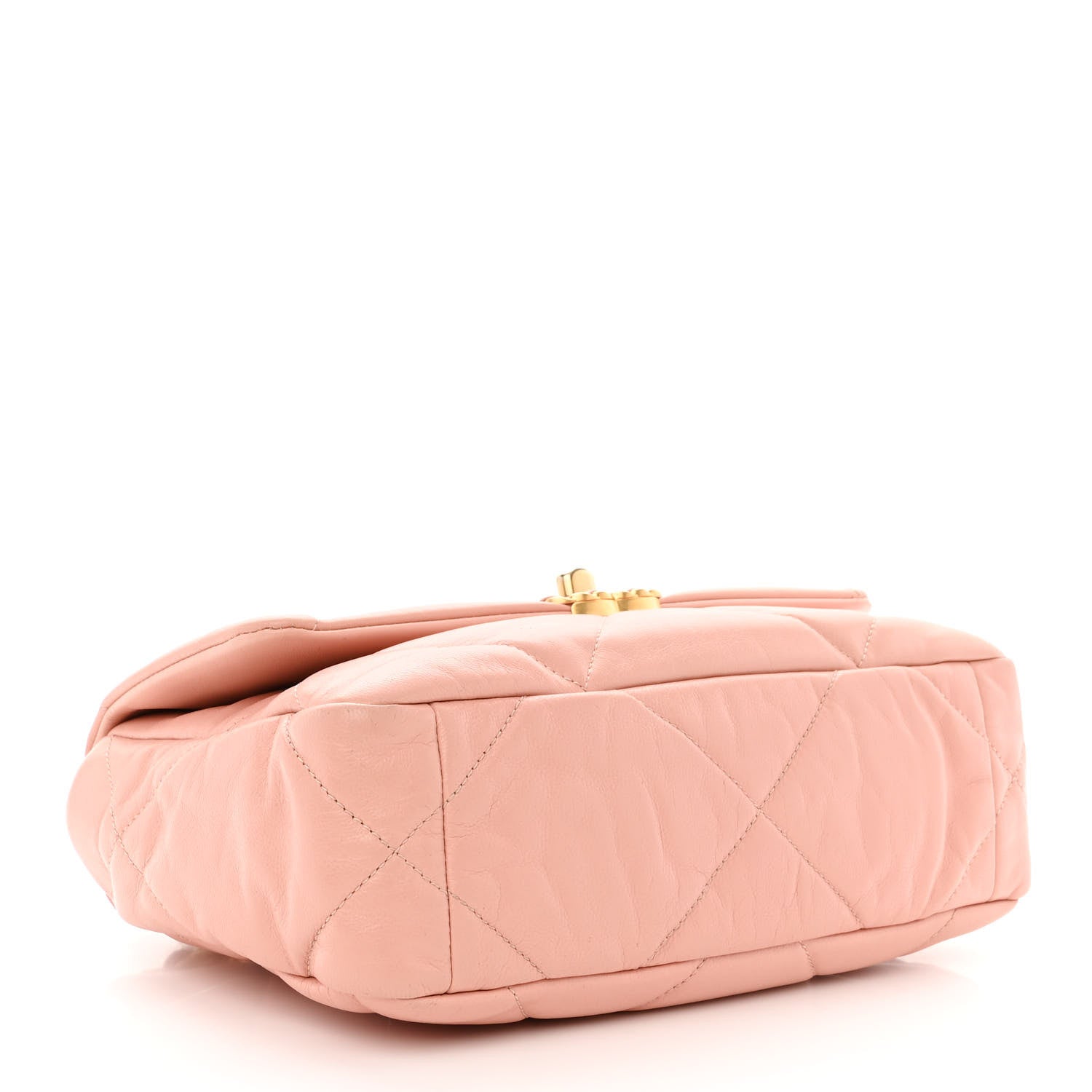 Chanel Goatskin Quilted Medium Chanel 19 Flap Light Pink 4 of 11