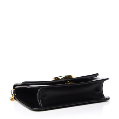Chloe Calfskin Suede C Clutch With Chain Black 4 of 9