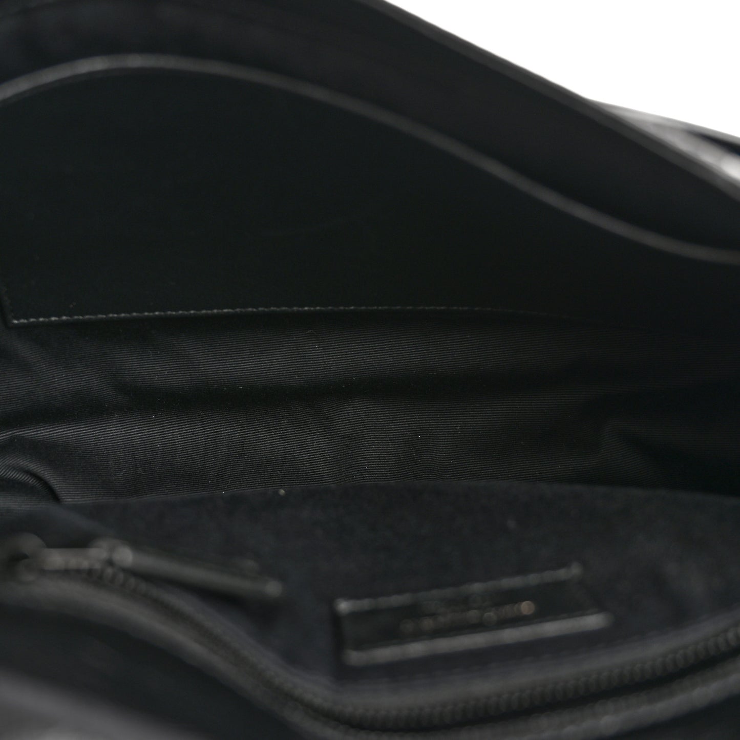 Crinkled Calfskin Matelasse Monogram Medium Niki Chain Satchel Black