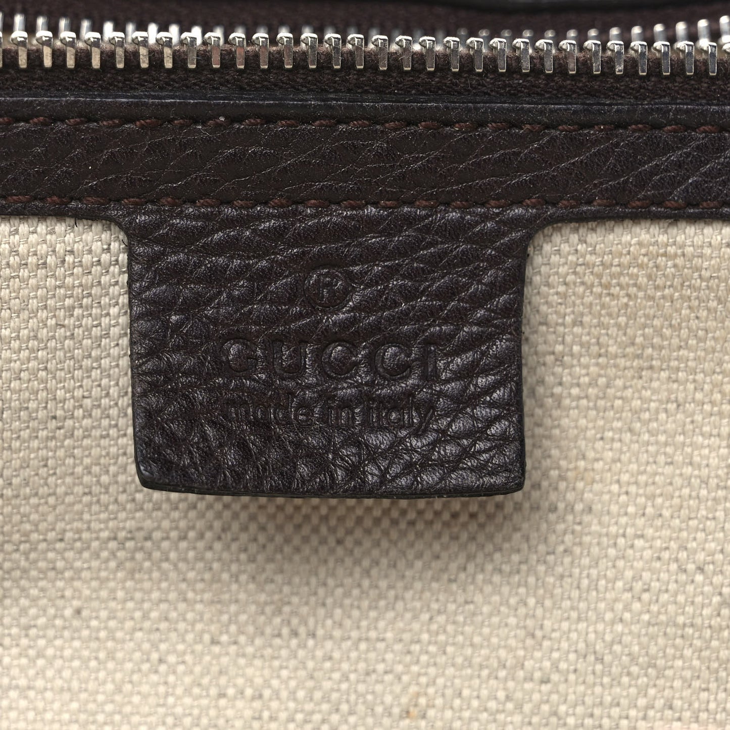 Monogram Large New Bamboo Top Handle Bag Brown
