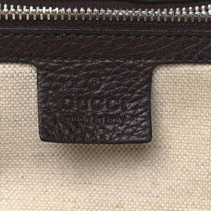 Gucci Monogram Large New Bamboo Top Handle Bag Brown 6 of 11