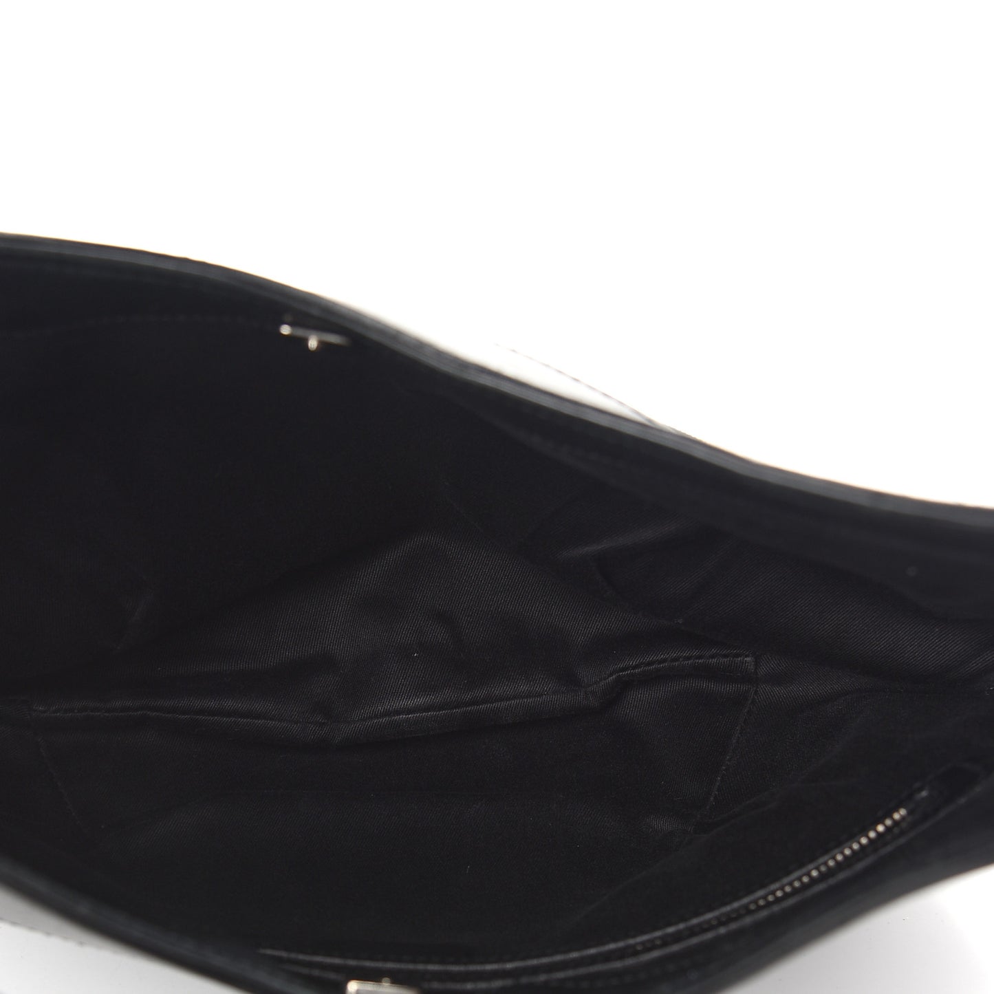 Denim Monogram Half Moon Hobo Black