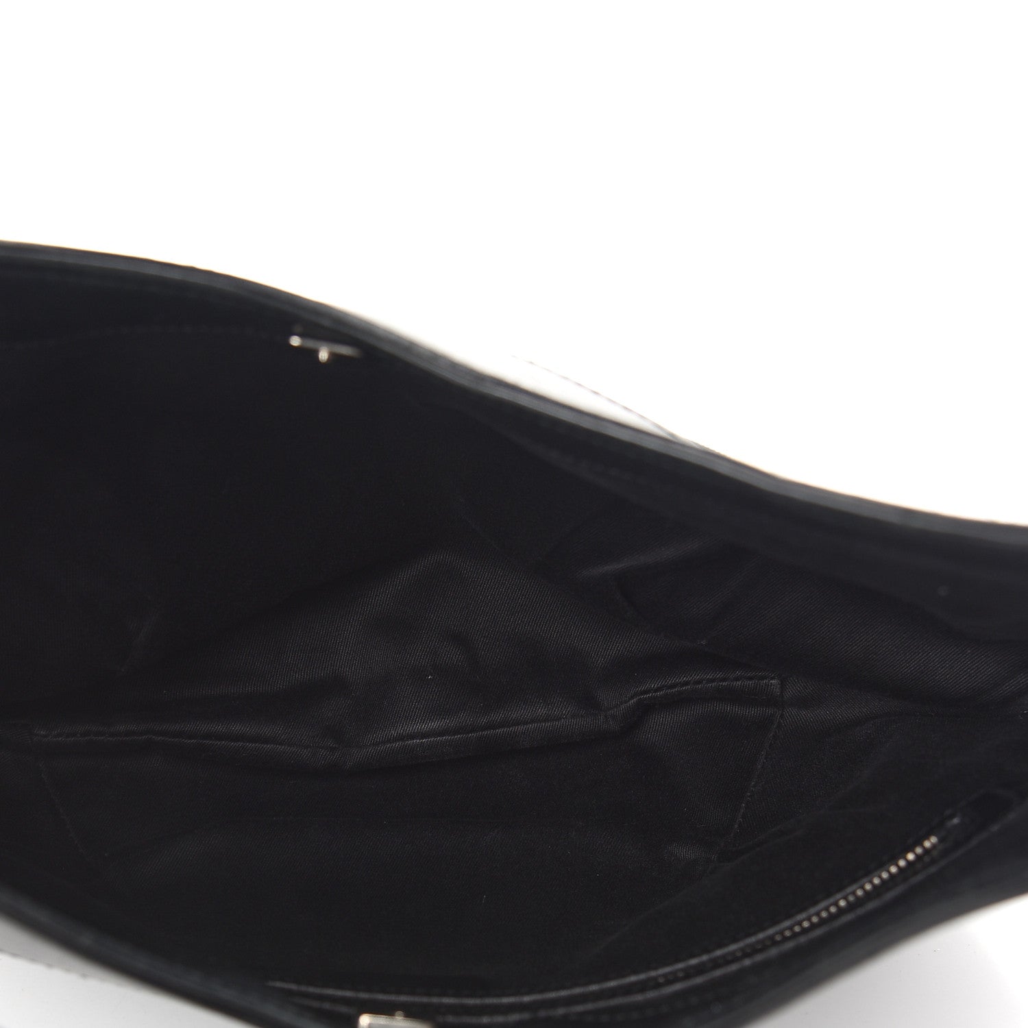 Gucci Denim Monogram Half Moon Hobo Black 4 of 12