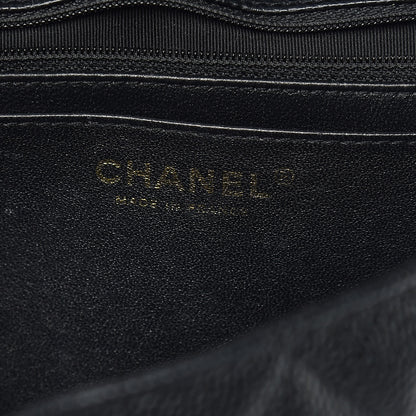 Chanel Caviar Quilted Jumbo Single Flap Black 9 of 14