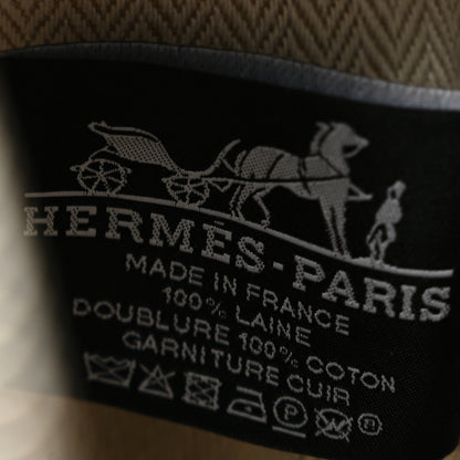 Hermes Canvas Small Bride-A-Brac H Natte Pouch Bleu 6 of 8