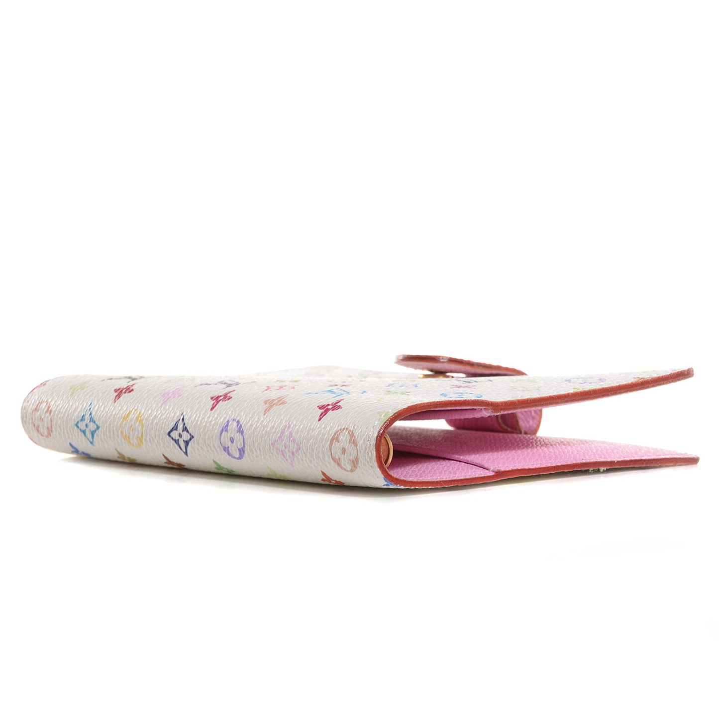 Monogram Multicolor Small Ring Agenda Cover White Litchi