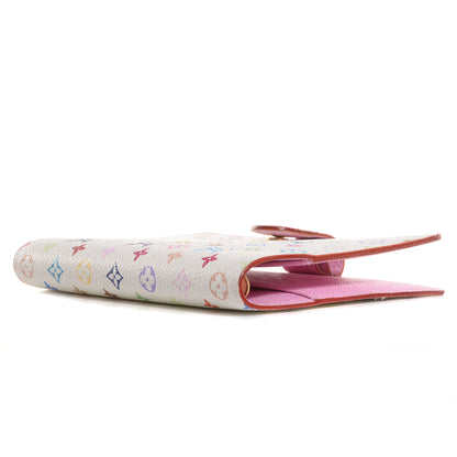 Louis Vuitton Monogram Multicolor Small Ring Agenda Cover White Litchi 4 of 8