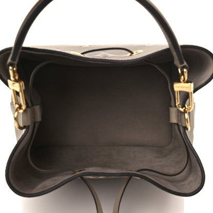 Louis Vuitton Empreinte Monogram Giant Neonoe MM Tourterelle Creme 5 of 9