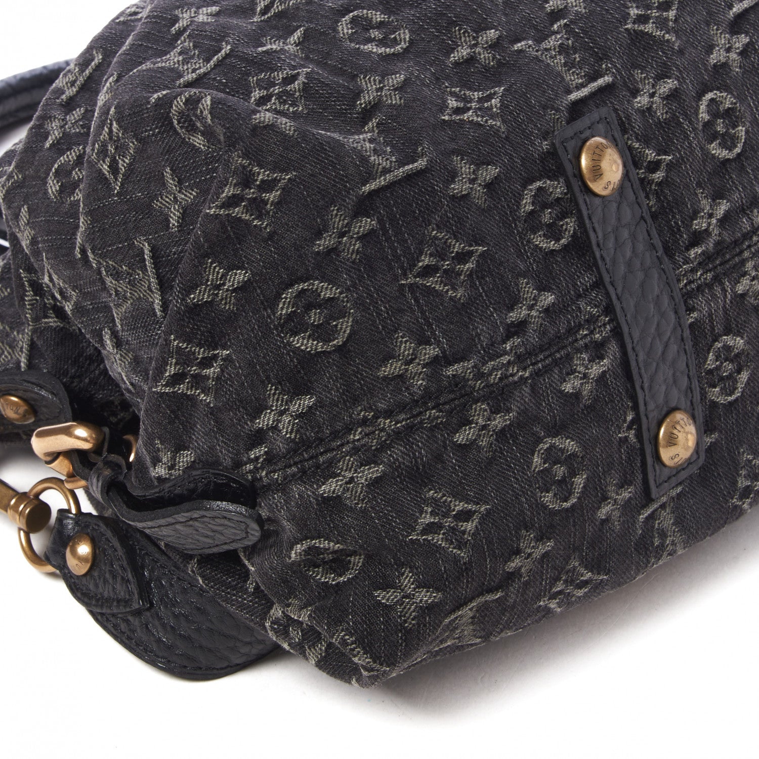 Louis Vuitton Denim Neo Cabby MM Black 5 of 7