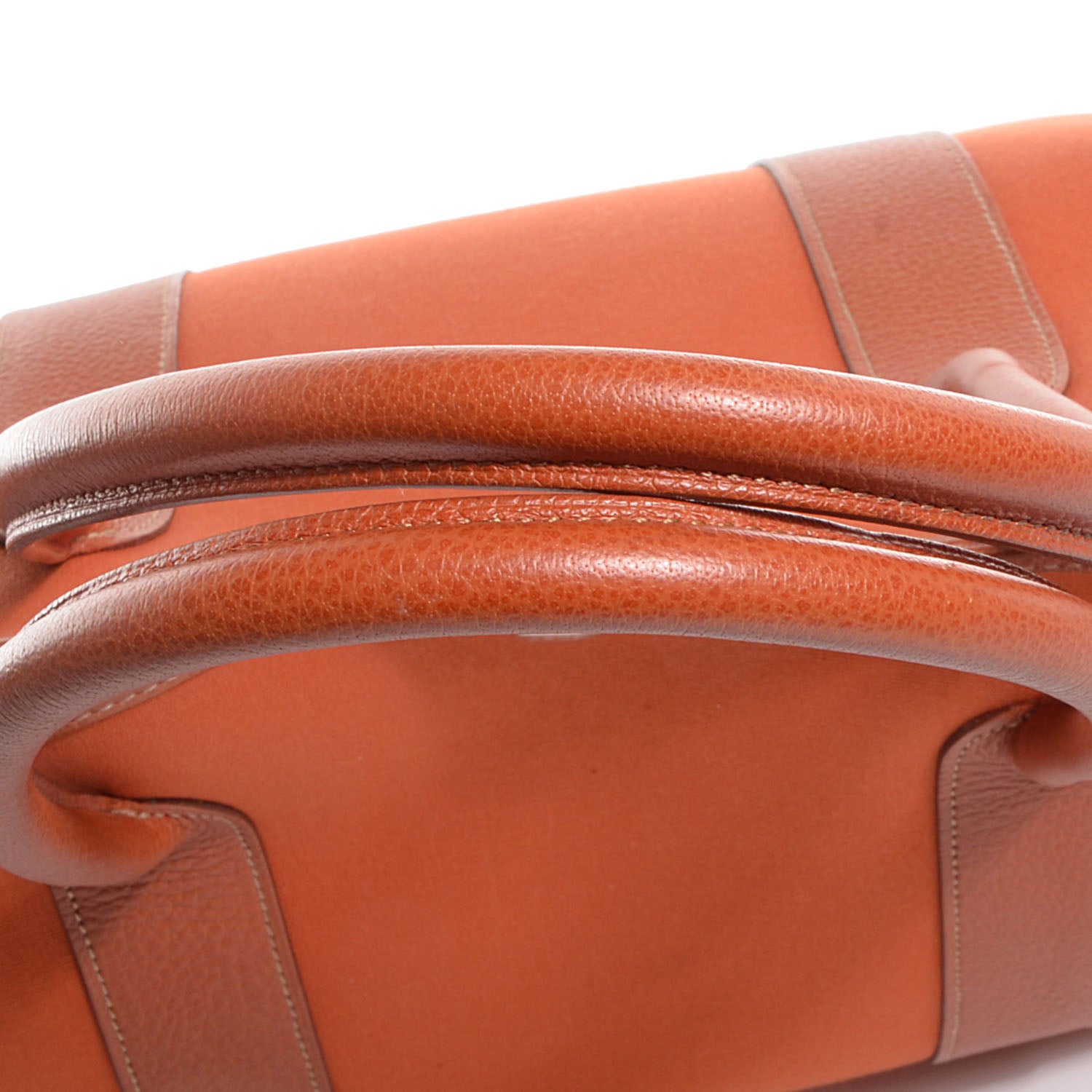 Hermes Toile Buffle Skipper Garden Party Tote 36 MM Orange 4 of 12
