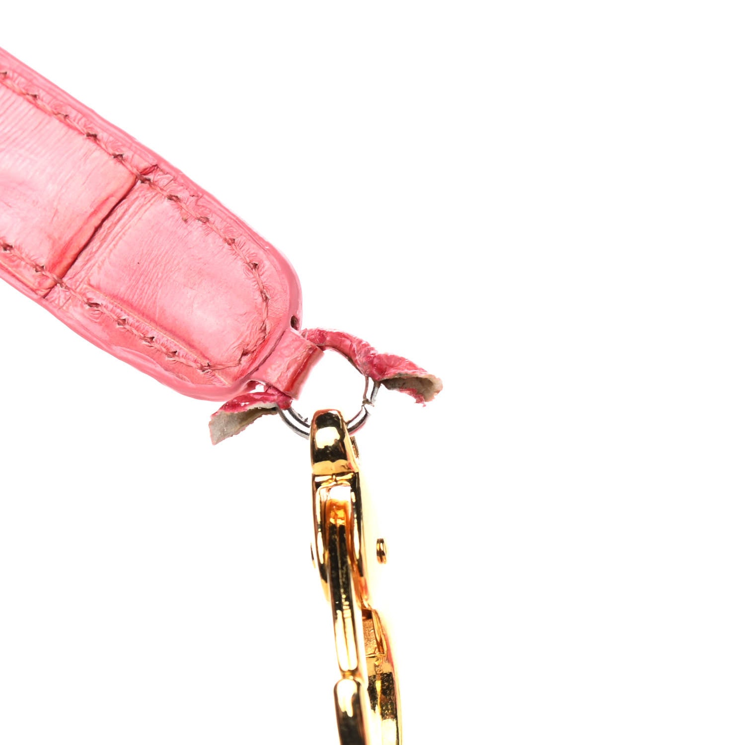 Nancy Gonzalez Crocodile Top Handle Bag Pink 9 of 10