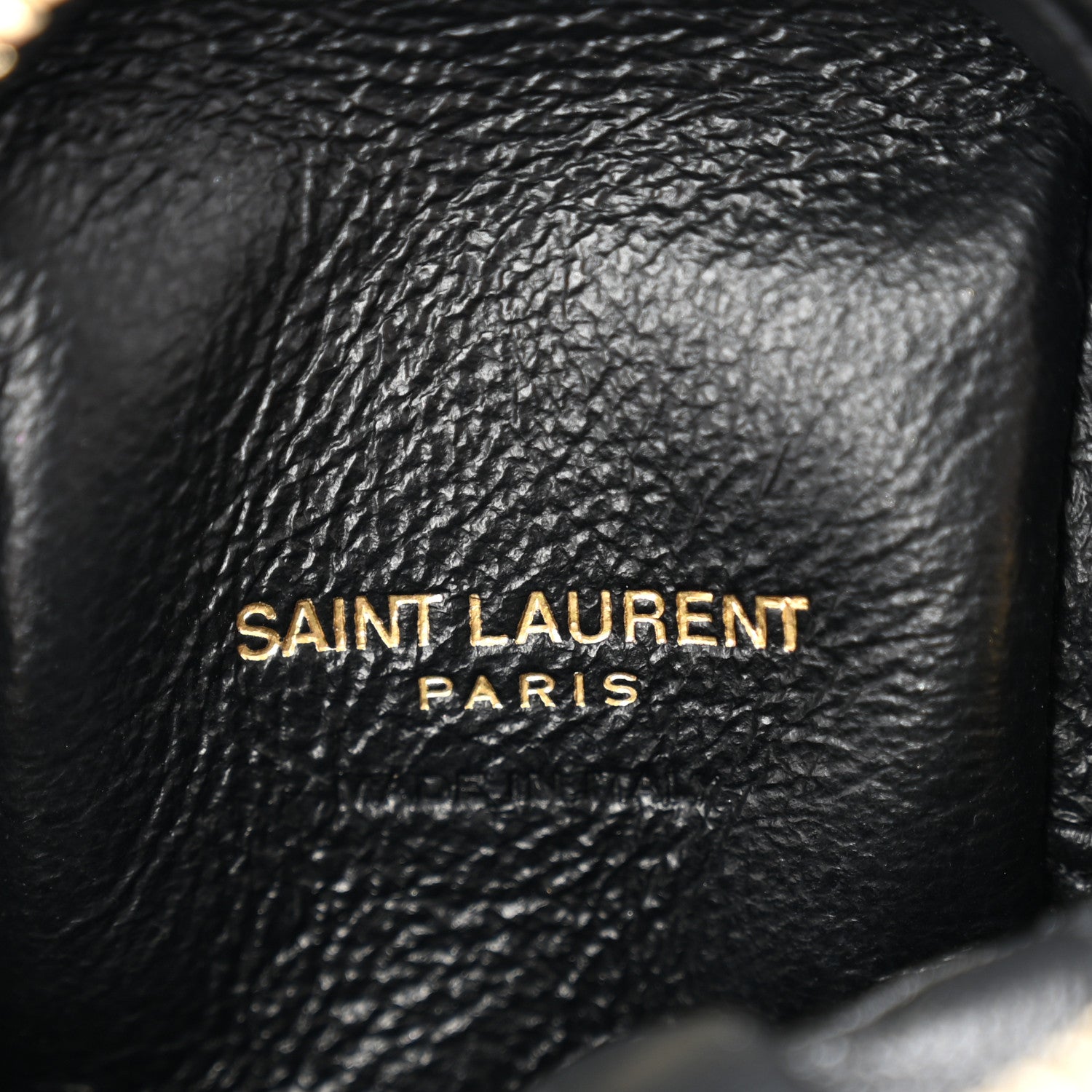 Saint Laurent Boucle Jaime Cube Charm Keychain Black Multicolor 6 of 9