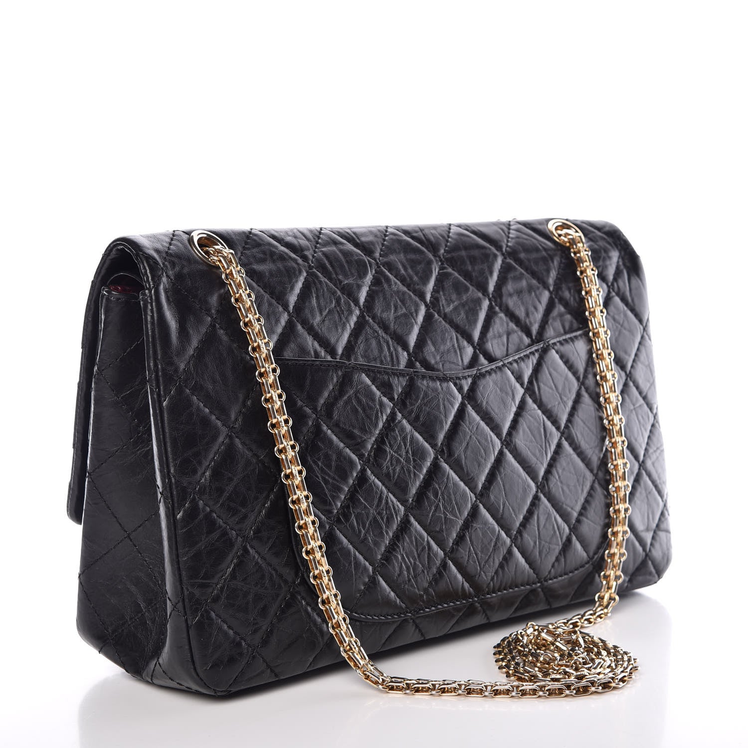 Chanel Aged Calfskin Quilted 2.55 Reissue 227 Flap Black 3 of 9